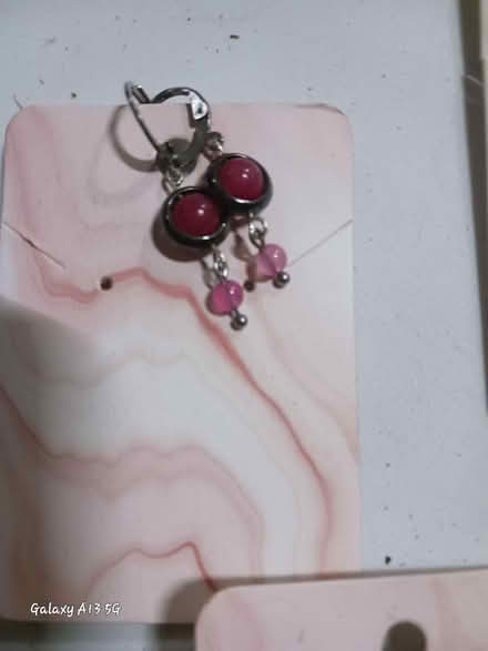 Photo of free Handmade earrings (Green mountainish) #1