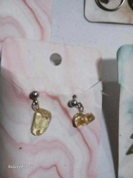 Photo of free Handmade earrings (Green mountainish) #2