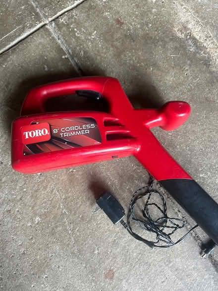 Photo of free Toro 8” cordless trimmer (Near Walgreens 1 York Plaza) #2