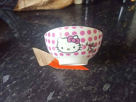 Photo of free Hello Kitty bowl (Fords Farm RG31) #1