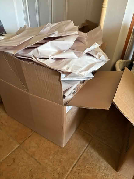 Photo of free Boxes and packing paper (BelAir) #2