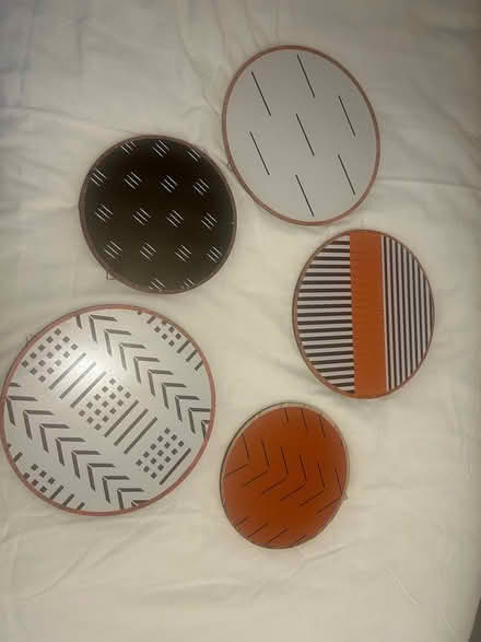 Photo of free Aztec print round wall art (Technology Drive CV21) #1