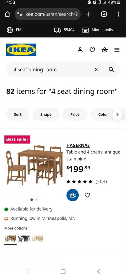 Photo of free Dining room table (Citrus Heights) #2