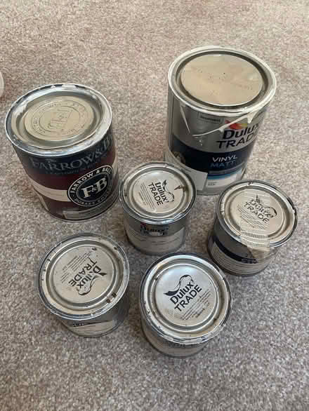 Photo of free Assorted Paint Cans (Worlds End SW10) #1