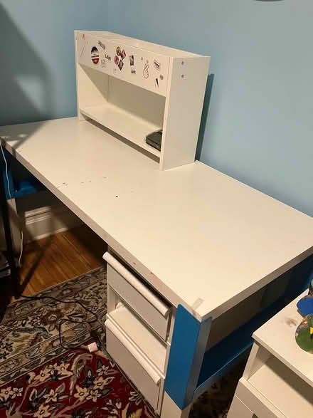 Photo of free IKEA Pähl Desk w/shelf and chair (Gramercy Park/Union Square) #1