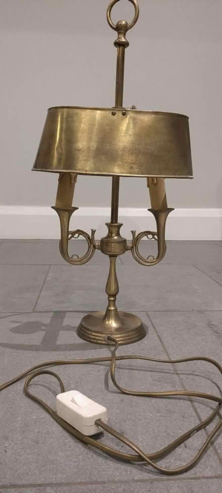 Photo of free Vintage brass lamp (W7) #2