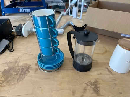 Photo of free Coffee cups and French press (Alameda) #1