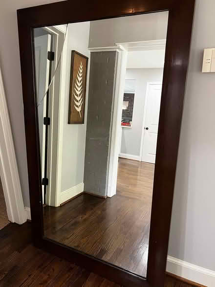 Photo of free wood frame floor mirror (West Buckhead) #1