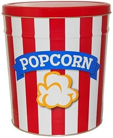Photo of Empty Metal Popcorn Tubs (Newtown Square) #1
