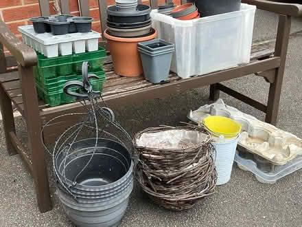 Photo of free garden pots, seedling trays (denby, DE5) #1