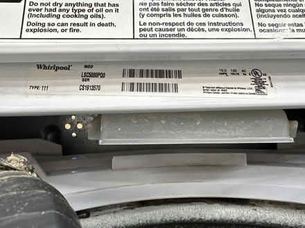 Photo of free Whirlpool Washer (not working) (Alameda) #2