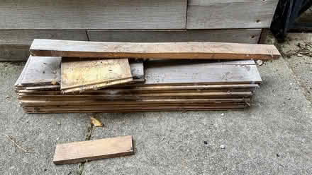 Photo of free Assorted floorboards + other wood (Highbury Barn N5) #1