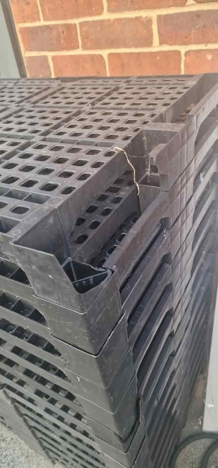 Photo of free 14 Plastic pallets 80 x 60cms (Chessington KT9) #2