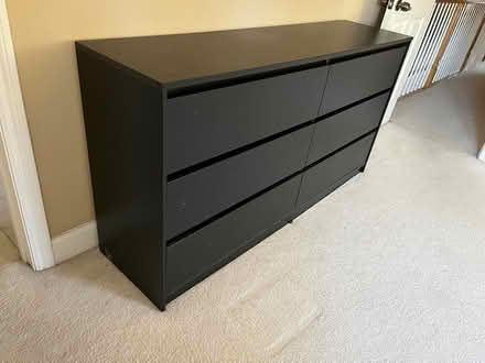 Photo of free 6 Drawer Black Dresser (Lindenwood) #1