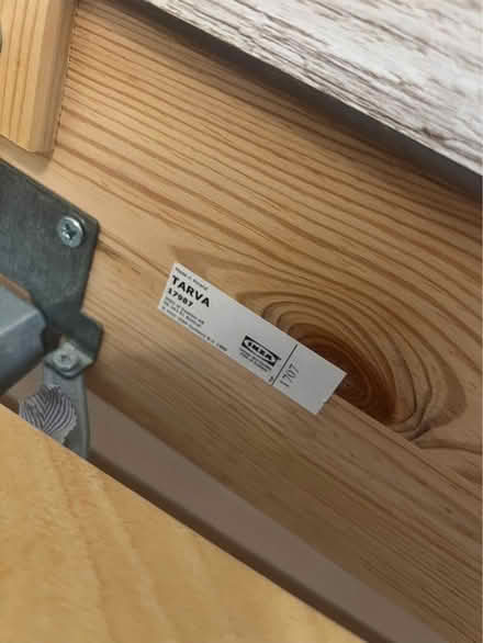 Photo of free Ikea king size wooden bedframe (Mitcham CR4) #4
