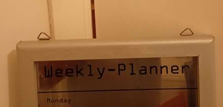 Photo of free A polished metal weekly planner (Harlington UB3) #2