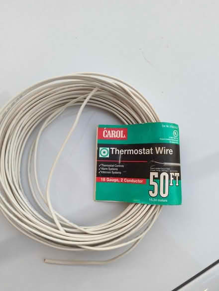 Photo of free 50 feet. Thermostat wire (Oswego) #2