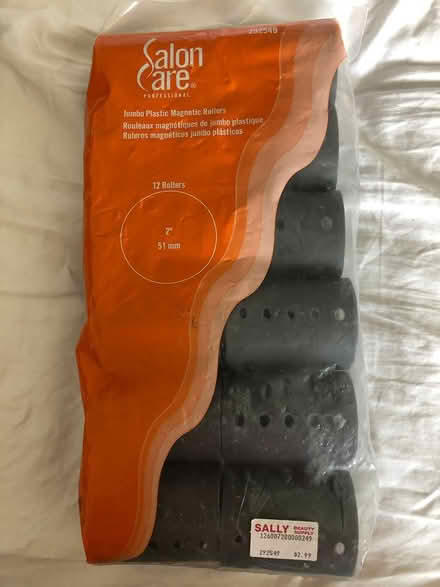 Photo of free Jumbo Plastic Rollers by Salon Care (Boyds) #1