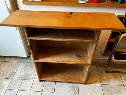 Photo of free 3-shelf island / work table (Cambridgeport) #1