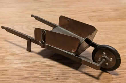 Photo of free Brass wheelbarrow toy model (W7) #1