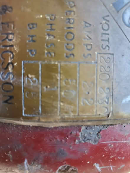 Photo of free Electric motor 240volts (Midsomer Norton BA3) #3