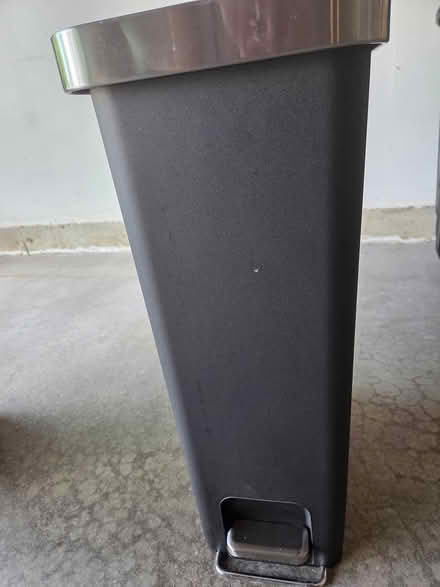 Photo of free Tall black garbage can (Aurora) #1