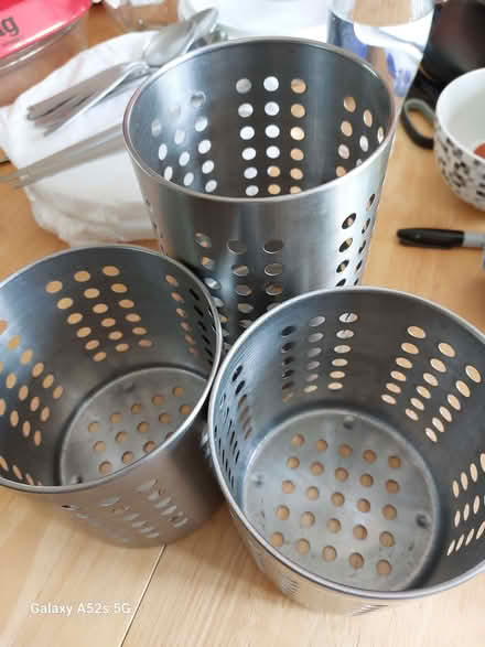 Photo of free 3 Metal cannisters (Moseley Green WV10) #1