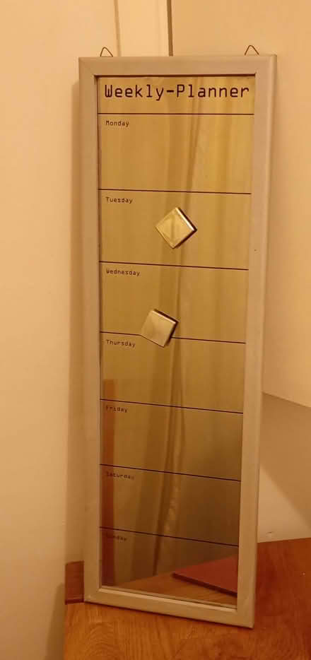 Photo of free A polished metal weekly planner (Harlington UB3) #1