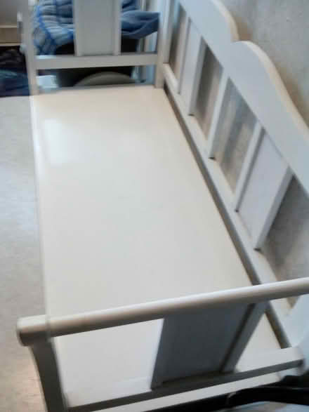 Photo of free White bench (kids sitting height) (Edinburgh EH17) #1