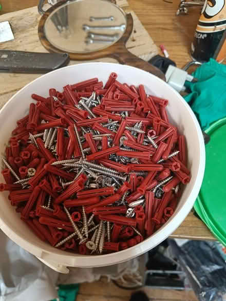 Photo of free Tub of plugs and screws (Edinburgh EH5) #1