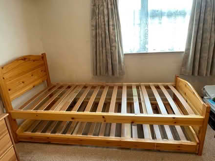 Photo of free Single pine bed (Drimnagh Dublin 12) #2