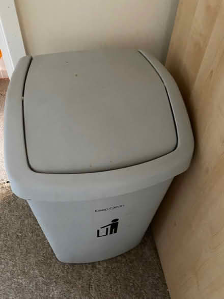 Photo of free Grey swing bin and green caddy (Windsor Quay, Cardiff CF11) #2