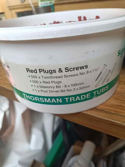 Photo of free Tub of plugs and screws (Edinburgh EH5) #2