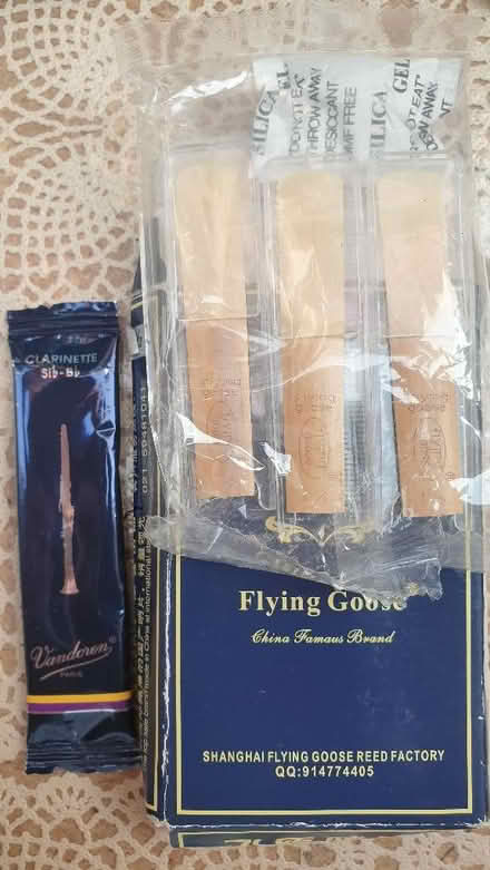 Photo of free 1 1/2 Bb Clarinet Reeds (IP4) #1