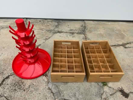 Photo of free Beer Bottle Crates & Drying Tree (Montclair) #1