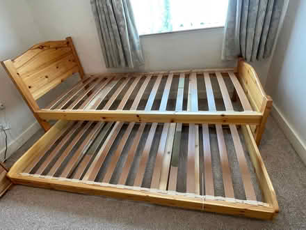 Photo of free Single pine bed (Drimnagh Dublin 12) #3