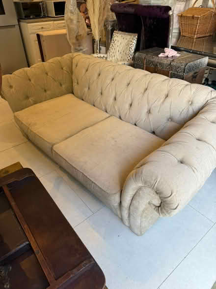Photo of free Chesterfield-Style Sofa (Kensington Area, London) #2