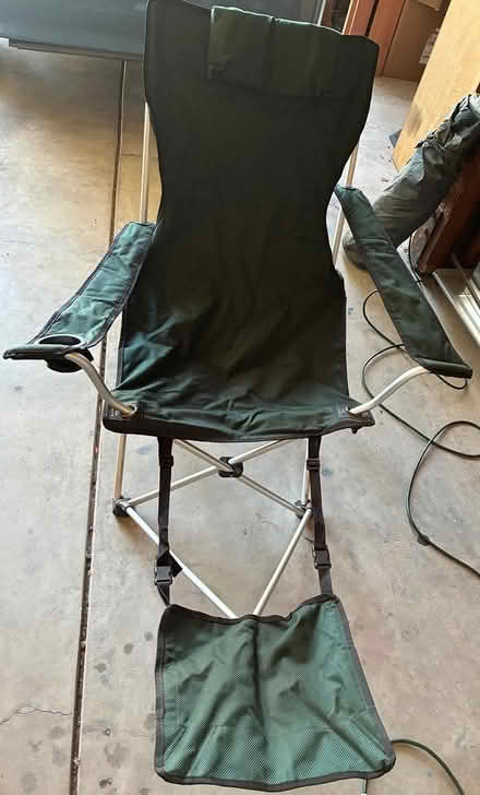 Photo of free Camp chair with footrest/headrest (west Cupertino) #1