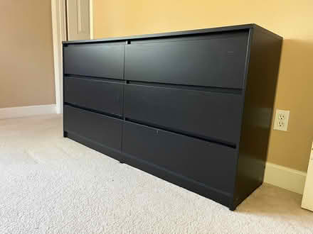 Photo of free 6 Drawer Black Dresser (Lindenwood) #2