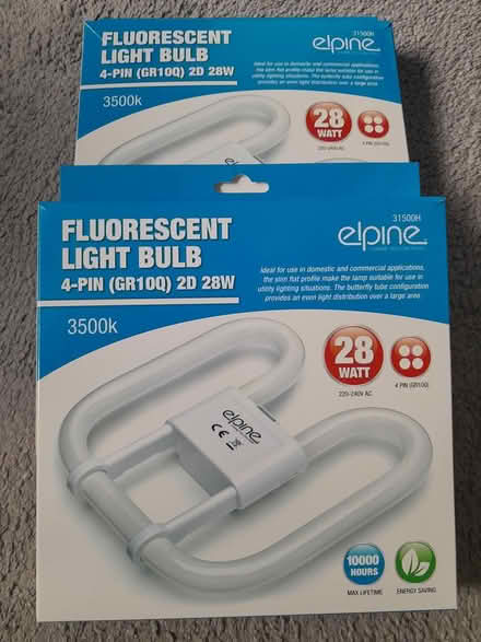 Photo of free 4 pin 28watt light bulbs x2 (North Shields NE29) #1