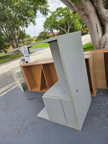 Photo of free 3 bookshelves desk 2 nightstands (10682 nw 6th st Coral Springs) #2