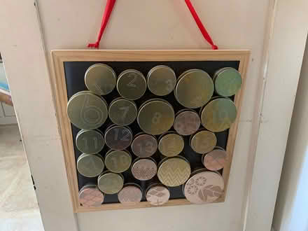 Photo of free Tin canister advent calendar (Beaverbrook) #1