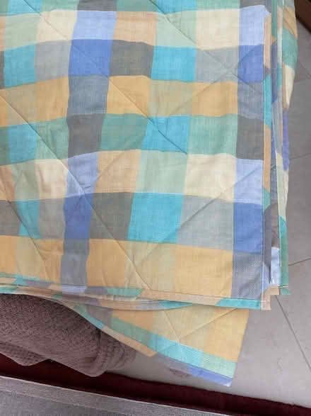 Photo of free Vantona checked bedding (Pershore WR10) #1
