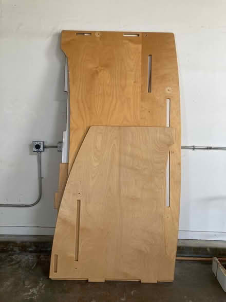 Photo of free large desk or work bench (Marine View Ave/Old County Rd) #3