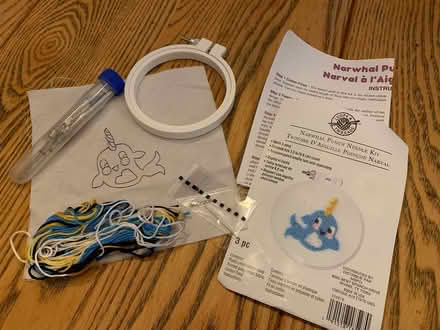 Photo of free Narwhal punch-needle kit (Beaverbrook) #1
