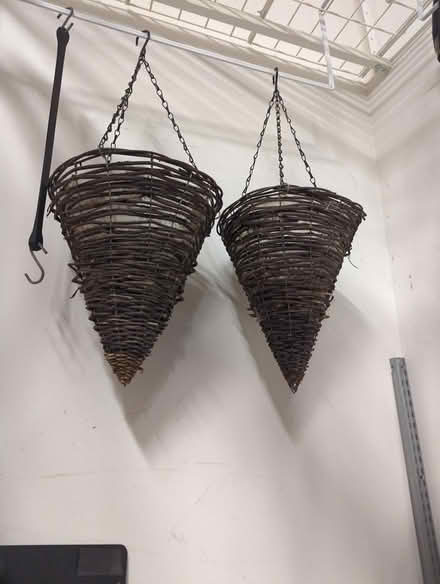 Photo of free 2 hanging flower pots (Oswego) #1