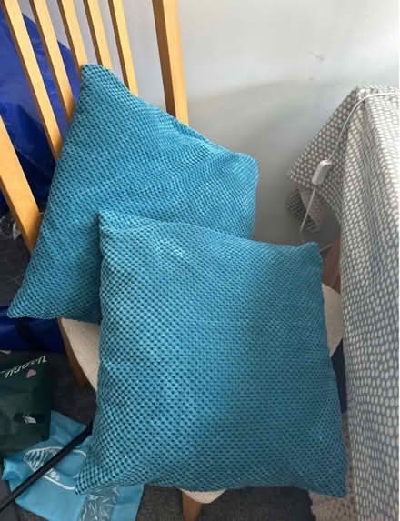 Photo of free Blue Cushions (Merton SW19) #1