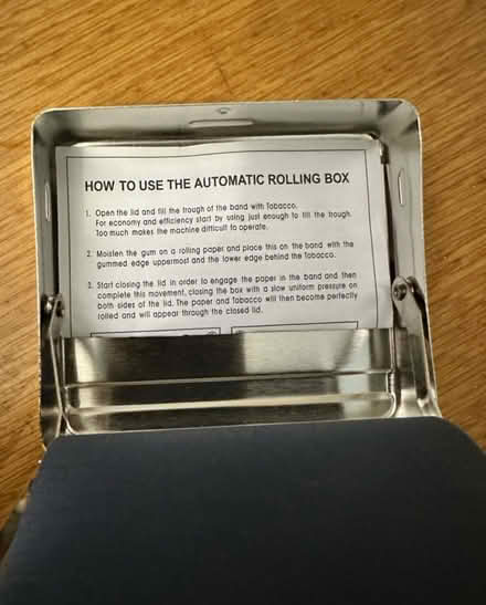 Photo of free Tobacco rolling box (New) (Chigwell IG7) #2
