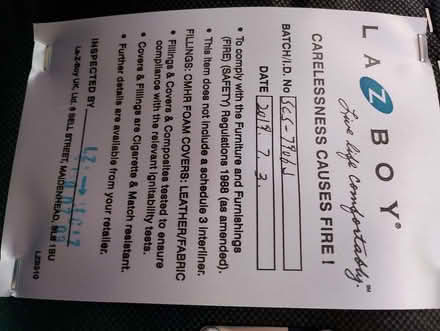Photo of free Lazy Boy recliner (Pitsea SS13) #2