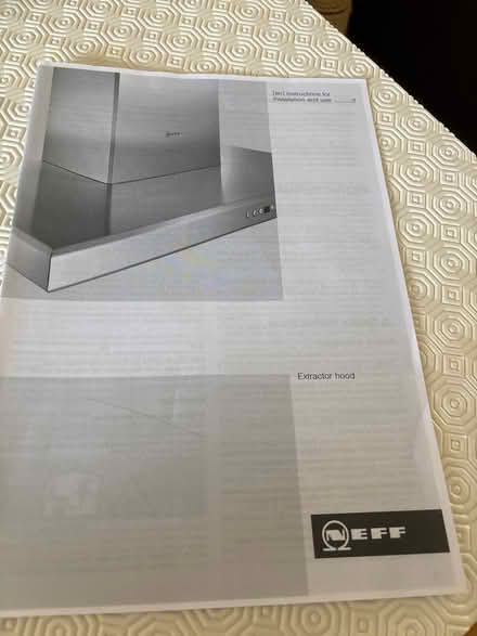 Photo of free NEFF extractor hood (Derby DE24) #3